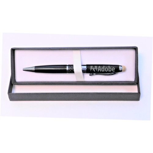 Executive High Carbon Fiber Brass Stylus Pen W/ Gift Case | Vorson Giveway