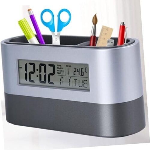 DIGITAL CLOCK + PEN HOLDER | Vorson Giveaways