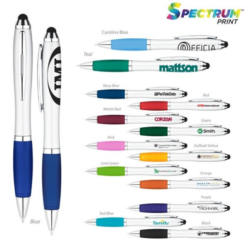 Curvaceous Ballpoint Stylus Pen | Vorson Giveaways