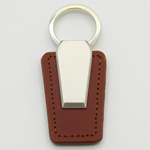 LEATHER + METAL KEYCHAIN | Vorson Giveaways