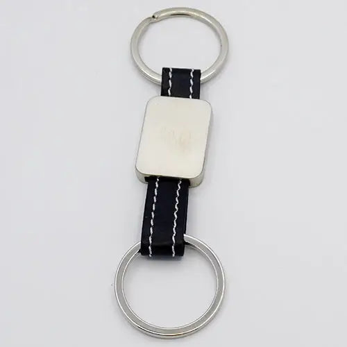 DOUBLE RING METAL KEYCHAIN | Vorson Giveaways