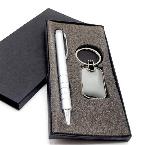 KELLY - BALL PEN AND KEY RING SET | Vorson Giveaways