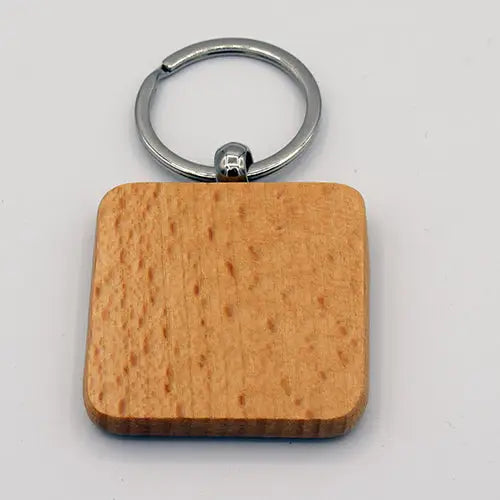 SQUARE WOODEN KEYCHAIN | Vorson Giveaways