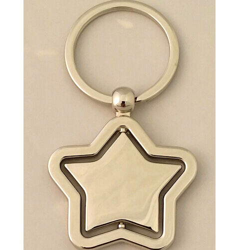 STAR METAL KEYCHAIN | Vorson Giveaways